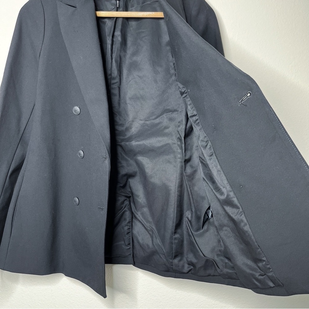 Rag & Bone Black Twill Blazer Double Breasted Buttons - Picture 6 of 9